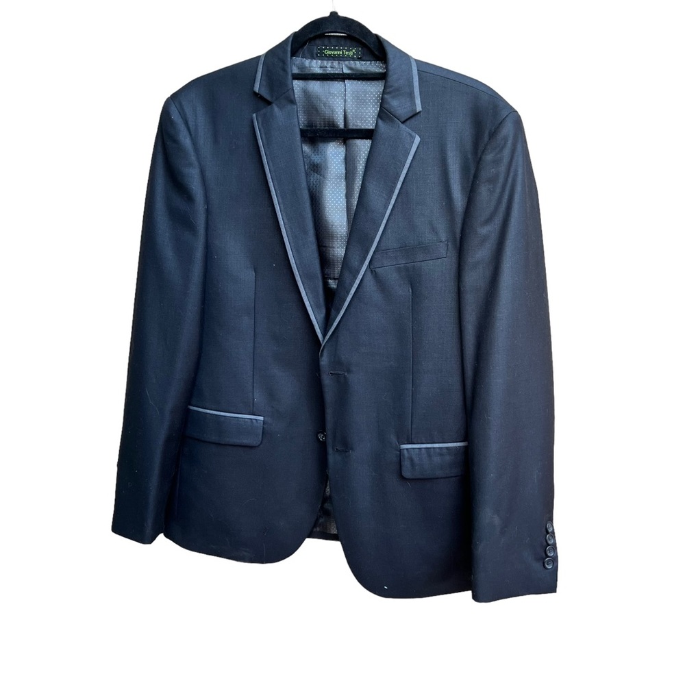 Giovanni Testi Black Grey Men’s Tuxedo Jacket size 40S about Medium in Women’s